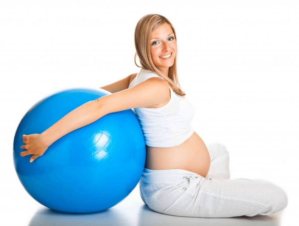 Ejercicios de Pelota Pilates para embarazadas
